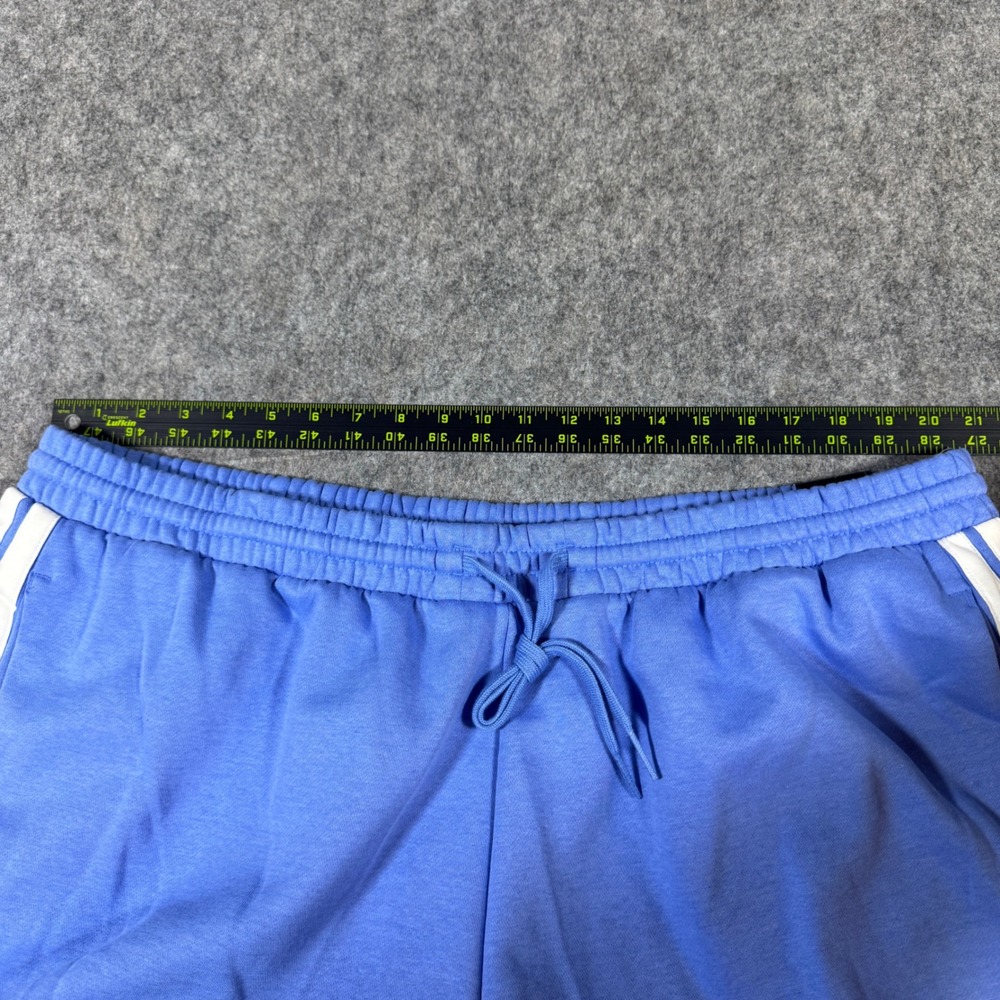 Adidas Mens 3-Stripes Fleece Pants Blue Fusion White JX0752 3XLT New